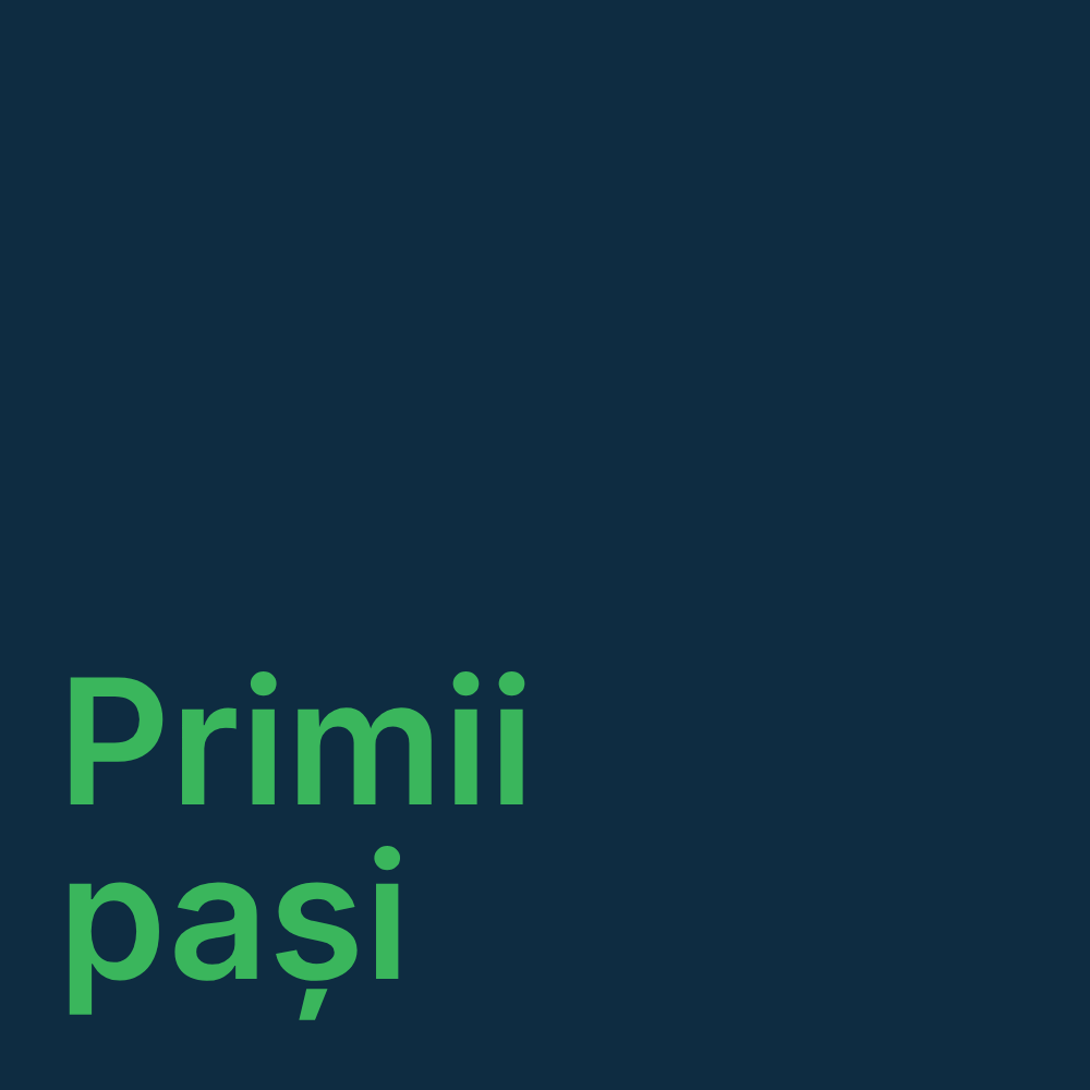 Primii pași